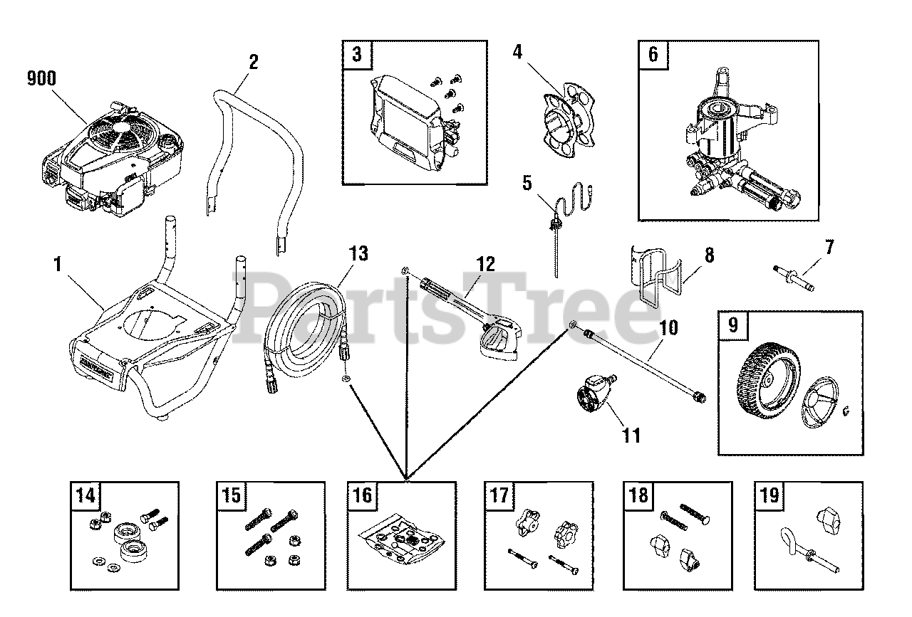 Craftsman 0204362 Craftsman 3,000 PSI Pressure Washer Main Unit