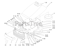 Toro 72064 (265-H) - Toro Lawn & Garden Tractor (SN: 089000001 - 089000599) (1998)