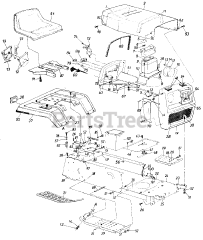 MTD 138-666-000 - MTD Lawn Tractor (1988)