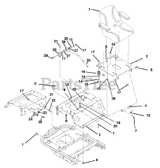 Great Dane 915600 (GD 1840) - Great Dane 40" Zero-Turn Mower, 18hp Kohler (SN: 000101 & Above)