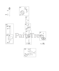 Briggs & Stratton 21B807-0239-E1 - Briggs & Stratton Vertical Engine Camshaft, Crankshaft, Lubrication, Piston, Rings, Connecting Rod