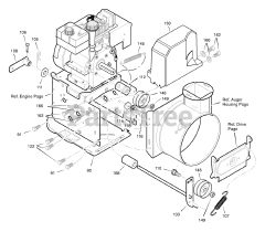Scotts 629109x31B - Scotts 29" Snow Thrower (2001) Frame