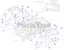 Cub Cadet PRO Z 100 EFI 160-L (53TWEHRU050) - Cub Cadet 60" Pro Z Series Zero-Turn Mower, Cub Cadet EFI (2019)