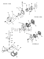 Echo PP-800 - Echo Pole Saw (Type 1) Intake, Air Filter, Fuel System