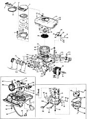 Lawn-Boy 1920 - Lawn-Boy Snow Thrower (SN: 400000001 - 499999999) (1964) Model C-19 Engine Parts List