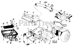 MTD 190-064 - MTD Grassbag Assembly (1990)