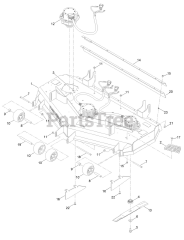 Toro 18757 TE - Toro 132cm Z Master Revolution Zero-Turn Mower (SN: 417300000 - 999999999) Deck Assembly