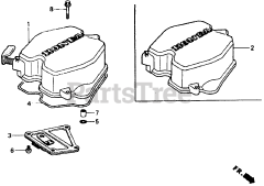 Honda GD320 QAAE (GPB) - Honda Engine, Made in Japan (SN: GPB-1000001 - GPB-1008896) CYLINDER HEAD COVER