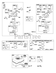 Briggs & Stratton 157202-1014-E8 - Briggs & Stratton Horizontal Engine Carburetor, Fuel Supply