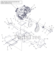 Ariens 926339 (PRO 28) - Ariens Professional 28" Snow Blower, Ariens AX 420cc engine (SN: 020000 & Above)