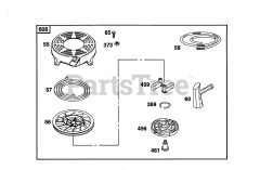 Briggs & Stratton 12E802-0832-XX - Briggs & Stratton Vertical Engine Rewind Assy