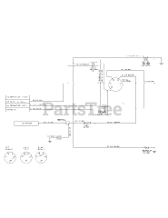 Murray 13BC76LF058 - Murray Lawn Tractor (2014) Wiring Schematic 725-04849C