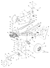 Snapper ESLT 23460AWS (7800545 E) - Snapper 46" Lawn Tractor, 23hp