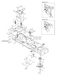 MTD 13AA625P004 - MTD Gold Lawn Tractor (2008) (Ace Hardware)