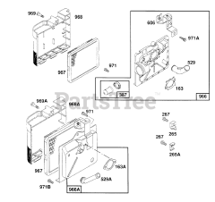 Briggs & Stratton 122802-0432-XX - Briggs & Stratton Vertical Engine