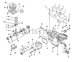 Echo CS-4400 - Echo Chainsaw (Type 1E) (SN: 001001 - 101000)