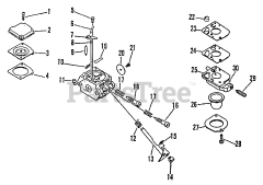 Lesco LST-2400 - Lesco String Trimmer Carburetor