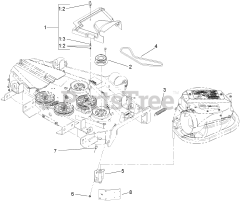 Toro 78539 - Toro Blower and Drive Kit (SN: 311000001 - 311999999) (2011) Blower and Deck Assembly