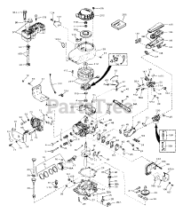 Craftsman 143.296182 - Craftsman Engine, Made by Tecumseh Engine Parts List #1