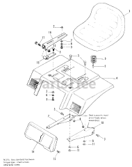 Simplicity 5216 (1690812) - Simplicity 42" Lawn Tractor, 16hp
