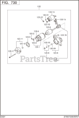 Subaru Robin EX270DS5041 (EX27) - Subaru Robin Engine 730 Electric Device