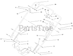 Toro 22170 - Toro Recycler Walk-Behind Mower (SN: 099000001 - 099999999) (1999)