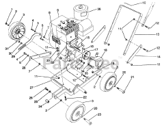 Toro 58411 - Toro Edger, 2hp (SN: 010000001 - 019999999) (1991)