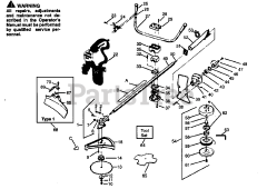 Weed Eater YP 200 - Weed Eater String Trimmer CUTTING HEAD &amp; DRIVE SHAFT ASSEMBLIES