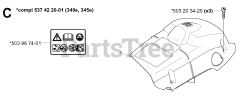 Husqvarna 340 e - Husqvarna Chainsaw (SN: 20051800001 - 20062300000) COVER 2