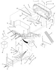 Gravely 815019 - Gravely 40" HVZ Bagger (SN: 000101 & Above)