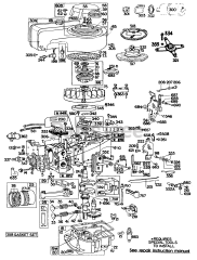 Briggs & Stratton 171702-0122-XX - Briggs & Stratton Vertical Engine Cyl, Sump, Piston,Oil Fill