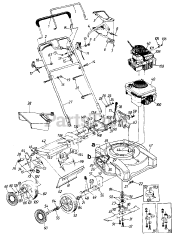 MTD 95149 (121-238R062) - MTD Walk-Behind Mower (1991) (Lowes)