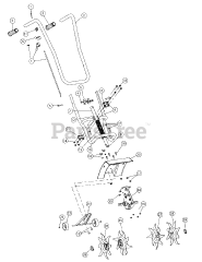 Craftsman 316.292640 (21ES122R799) - Craftsman Tiller (2009) (Sears)