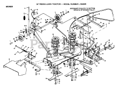 Electrolux/AYP L 1950 BR - Electrolux/AYP Lawn Tractor