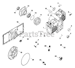 Kohler K482-35224 - Kohler K-Series Engine, Made for Tennant, 18hp, 13.4kW Crankcase 021700594