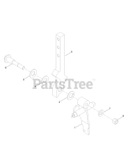 Toro 18757 TE - Toro 132cm Z Master Revolution Zero-Turn Mower (SN: 417300000 - 999999999) Left Motion Control Assembly No. 146-3656