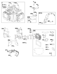 Briggs & Stratton 40N877-0030-B5 - Briggs & Stratton Vertical Engine