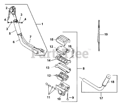 Green Machine 3000 B (UT-26035-B) - Green Machine String Trimmer Handle &amp; Throttle