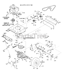 Cub Cadet 933 E (12AE751-100) - Cub Cadet Walk-Behind Mower Drive Assembly
