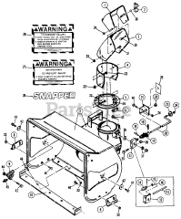 Snapper 7082099 - Snapper 30" RER Snow Thrower Attachment