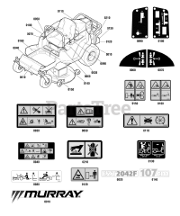 Murray EZT 2042 (2691041-02) - Murray 42" Zero-Turn Mower, 20hp, Canada (2013)