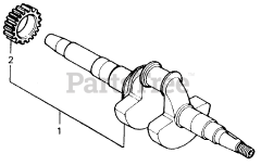 Honda EG1500 K4 A (G200) - Honda Generator, Made in Japan (SN: G200-1000107 - G200-9999999) CRANKSHAFT