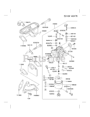 Kawasaki FB460V-HS14 - Kawasaki Engine CARBURETOR