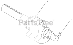 Toro 73470 (518 xi) - Toro Garden Tractor (SN: 089000001 - 089999999) (1998) Group 1-Crankshaft (models 73540 73541)