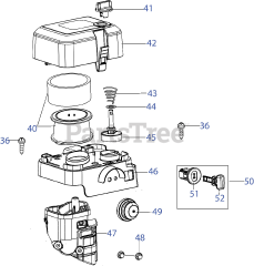 MTD 170-NU - MTD 280cc Engine 170-NU Air Cleaner