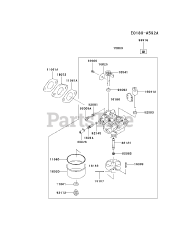 Kawasaki FJ180V-BS01 - Kawasaki Engine CARBURETOR