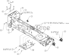 Craftsman 247.204420 (13AQA1ZT099) - Craftsman T8200 Lawn Tractor (2016) Frame