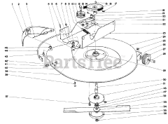 Toro 57002 - Toro 25" Lawn Tractor (SN: 009000001 - 009999999) (1969)