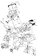 White Outdoor 123-236A190 - White Outdoor 22" Walk-Behind Mower (1993)