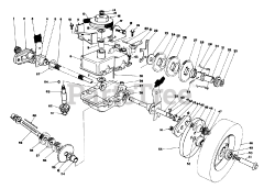 Toro 20785 - Toro Walk-Behind Mower (SN: 001000001 - 001999999) (1981) Gear Case Assembly